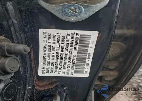 2012 Honda Civic Exl from USA, damaged, VIN 19XFB2F91CE347967